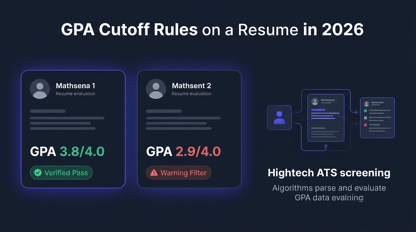 Regra do limiar de GPA no currículo em 2026